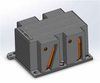 Intel Purley 2UCPUヒートシンク