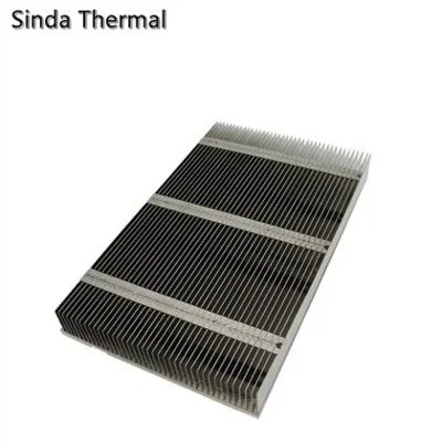 アルミジッパーフィンベースはんだ付けヒートシンク