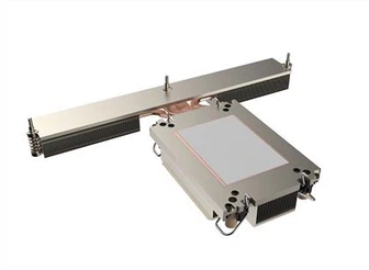 LGA4677 のためのアルミニウム ジッパーのひれの銅版 1U サーバー EAVC CPU の脱熱器