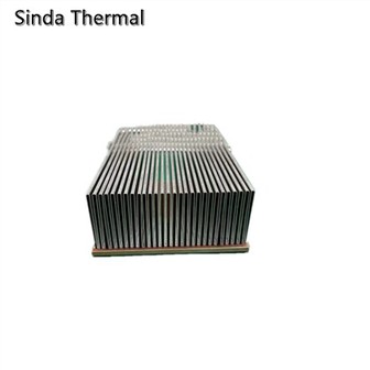 銅板アルミニウム折り畳みフィンヒートシンク