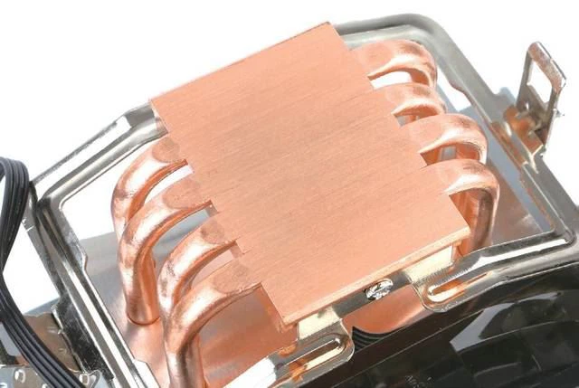 copper base and aluminum fin  sink