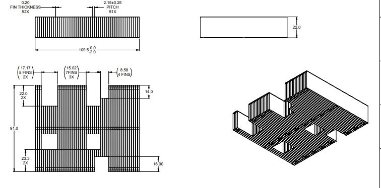 gpu heat sink fins