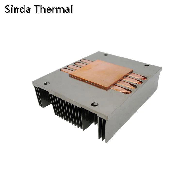 zipper fin soldering heat sink