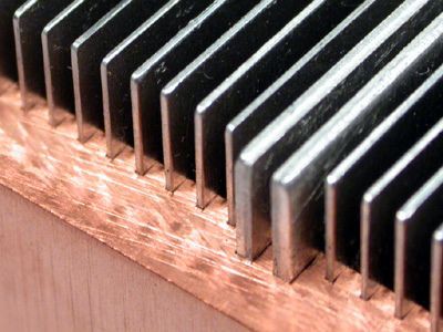 crimped fin heatsink