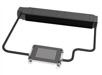 LGA4189 用アルミフィン銅コールドプレート液体冷却 CPU ヒートシンク