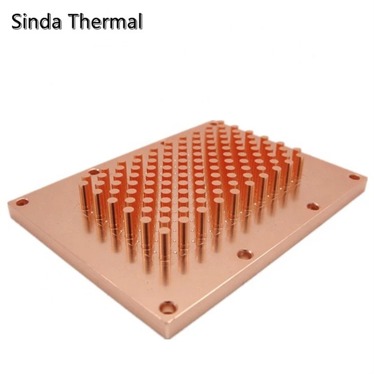 Copper Pin Fin Heat Sink For IGBT Cooling