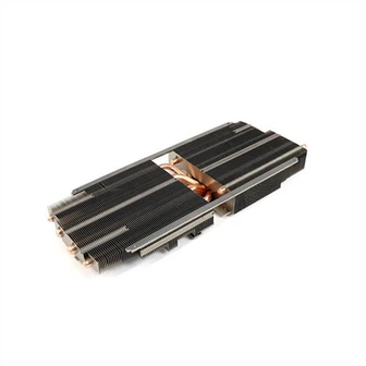 アルミスタンピングフィン GPU ヒートシンク