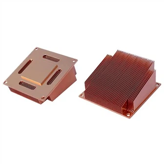 銅スカイビングフィン GPU ヒートシンク